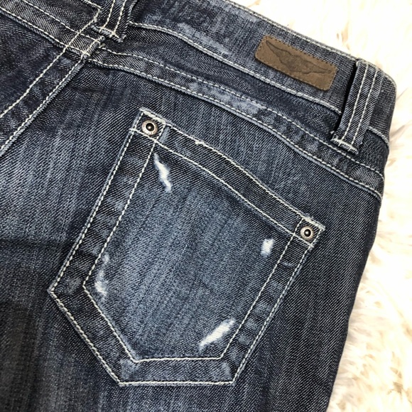 Harley Davidson size 10 crop Capri jeans. Too cute too fun for summer riding. - Picture 11 of 13